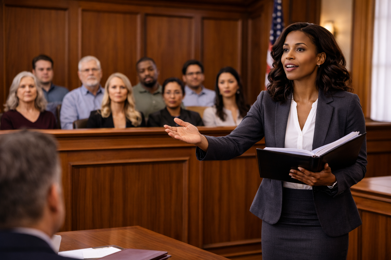 Civil litigation attorneys reviewing case strategy and legal documents